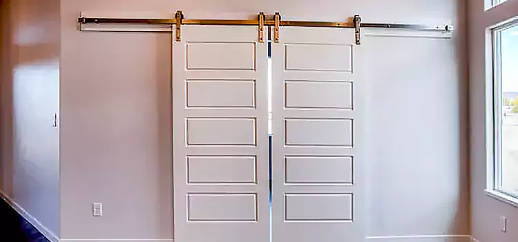 Glass Barn Door with Installation Hardware Kit Tuckahoe